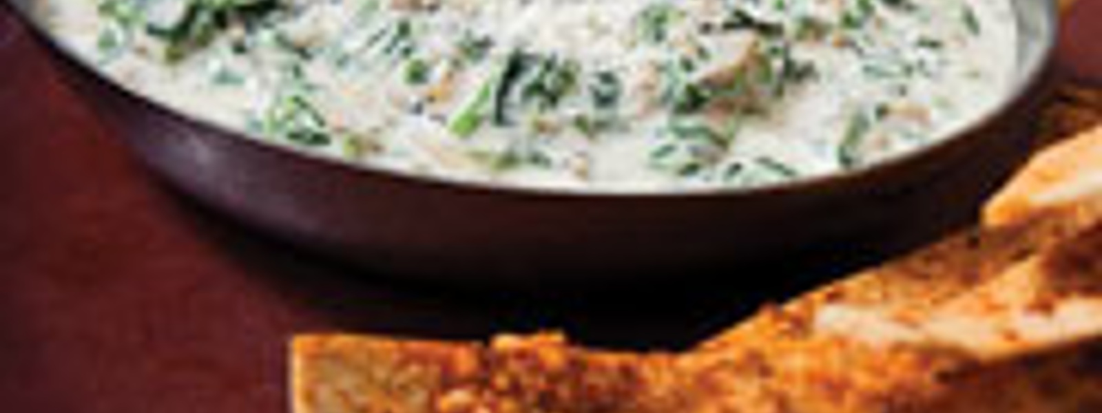 Grilled artichoke and spinach dip