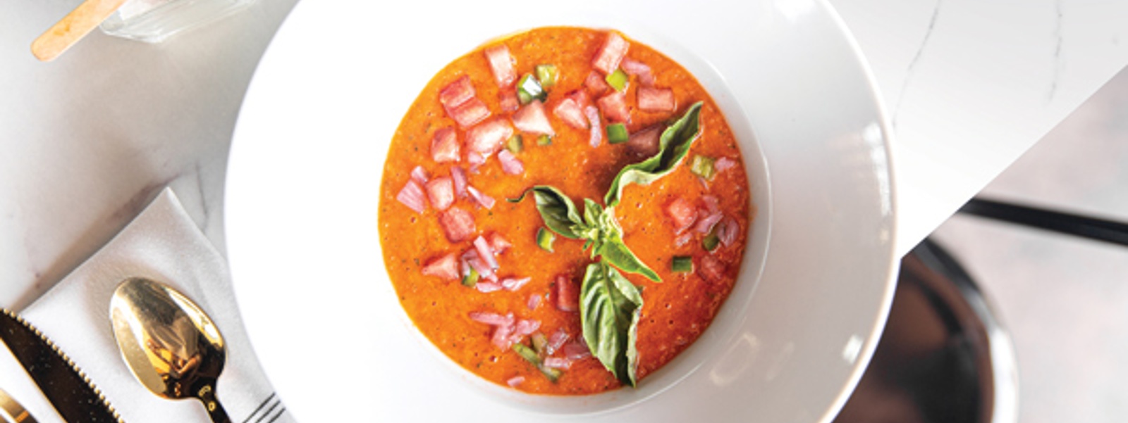 Watermelon gazpacho