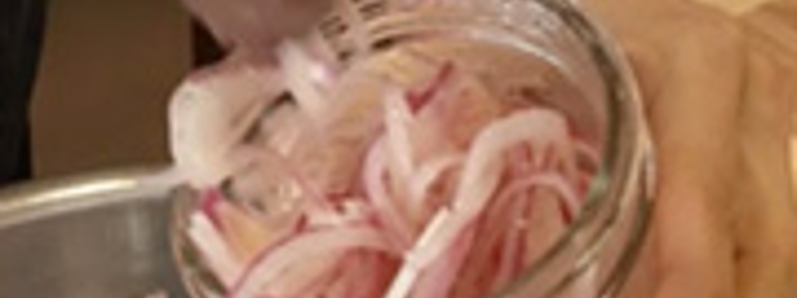 Perfectly pickled red onions