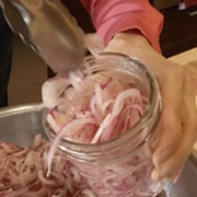 Perfectly pickled red onions