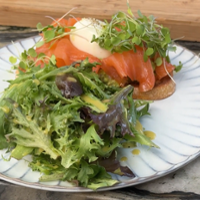 Smoked Salmon Tartine
