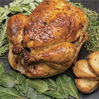 Herb-roasted chicken