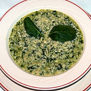 Risotto verde (green risotto)