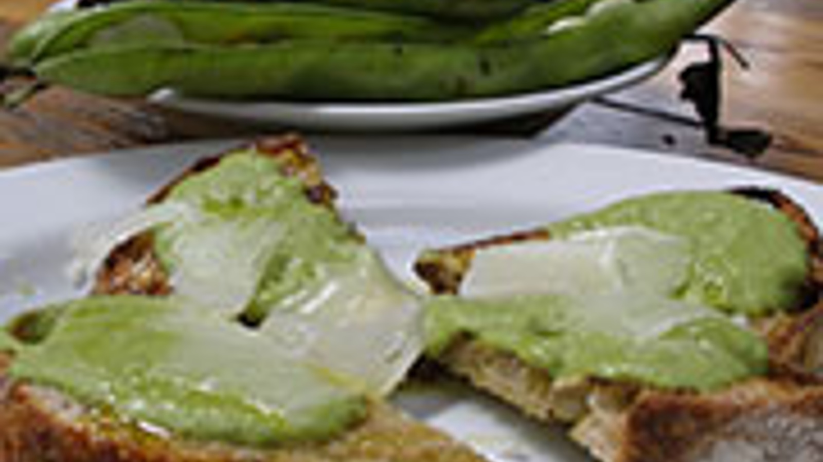 Fava bean puree