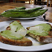 Fava bean puree