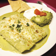 Spinach enchiladas