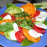 Tomato and mozzarella salad