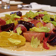 Marinated beets with Creole remoulade