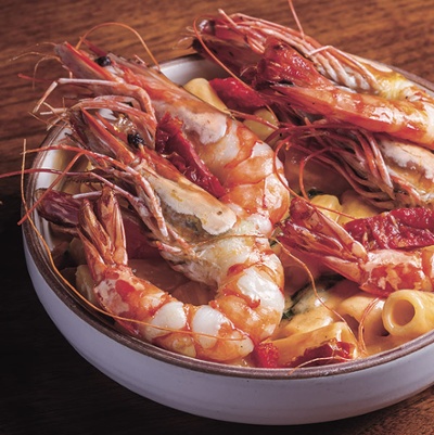Shrimp rigatoni