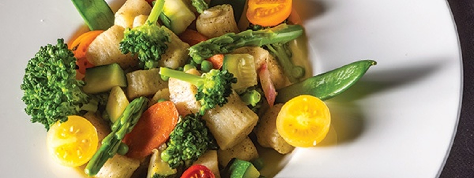 Gnocchi with spring vegetables