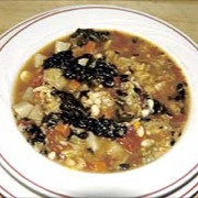 Twice-cooked florentine vegetable soup