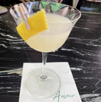 Bee's Knees cocktail at Amour Weho