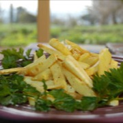 Roasted parsnips