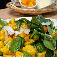 Saffron Roasted Cauliflower Salad