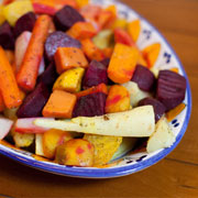 Roasted root vegetables