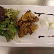 Roasted California chanterelle salad