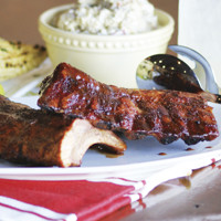 Baby back pork ribs