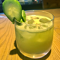 Stiff and skinny margarita