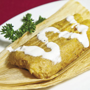 Sweet corn tamales