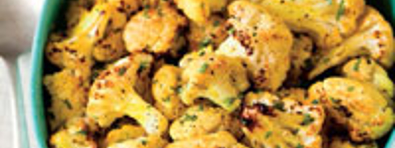 Golden roasted cauliflower