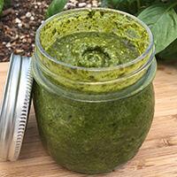 Faithful basil pesto