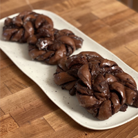 Chocolate swirl bread