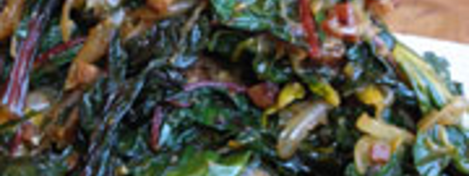 Braised collard greens