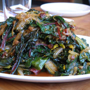 Braised collard greens