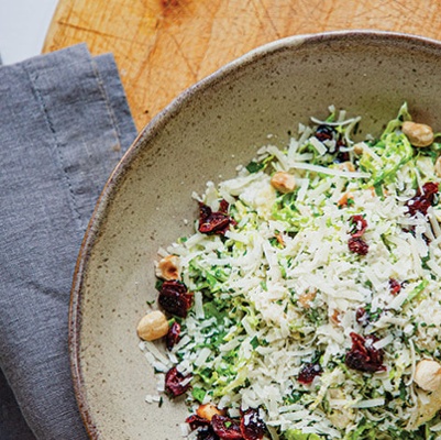 Brussels sprouts with Parmesan vinaigrette