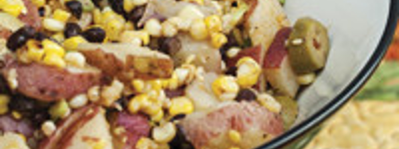 Pete's grilled corn potato salad