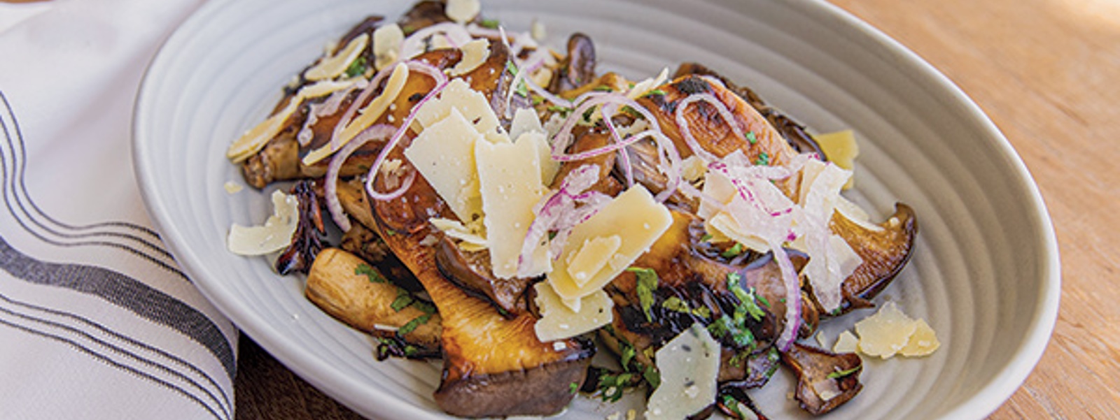 Madeira braised mushrooms