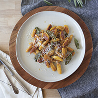 Kabocha squash gnocchi with brown butter and sage