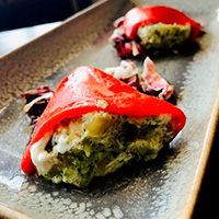 Piquillos rellenos (Stuffed peppers)