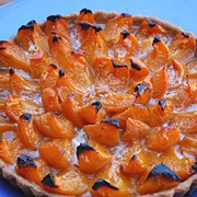 Caramelized apricots