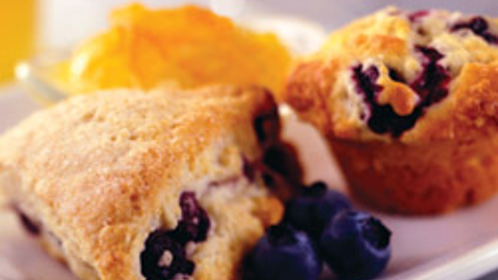 Blueberry mini-scones