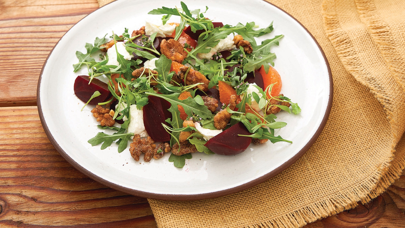 Citrus braised beets