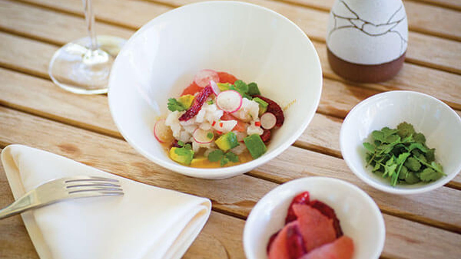 Seasonal ceviche