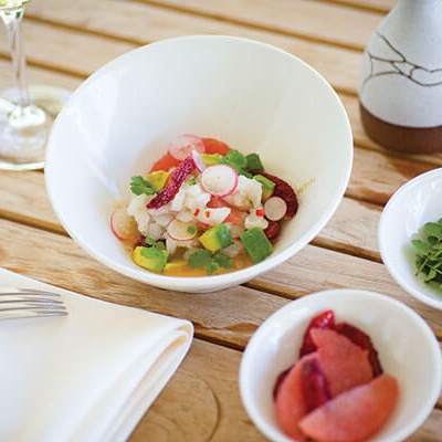 Seasonal ceviche