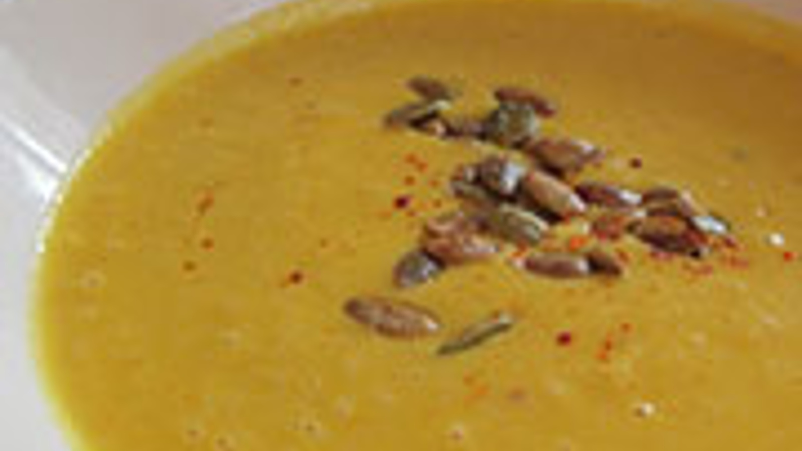 Spiced butternut squash soup