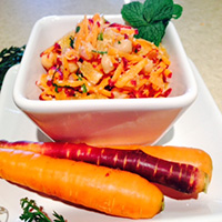 Zippy citrus carrot salad