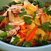 Kohlrabi and carrot salad