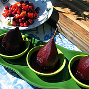 Gingered cranberry and pear relish