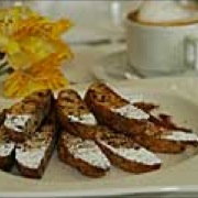 Chocolate-almond biscotti