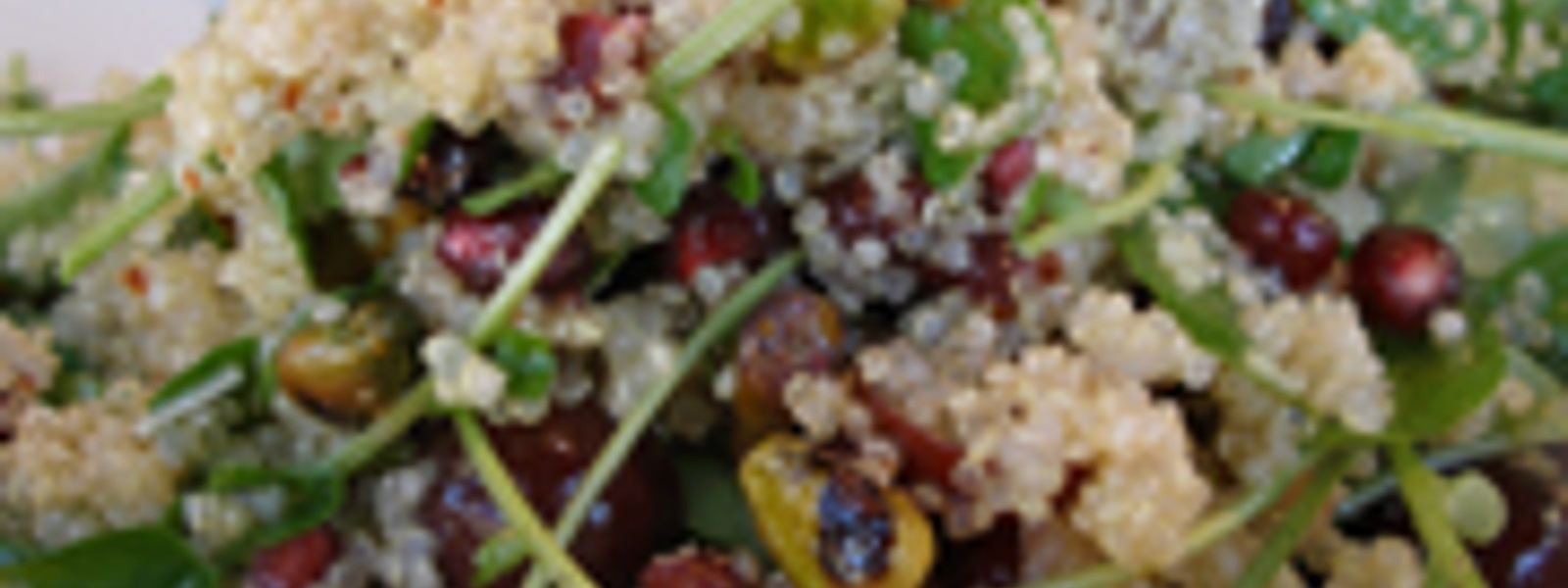 Quinoa and pomegranate salad