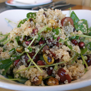 Quinoa and pomegranate salad