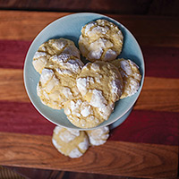 Lemon crackle cookies