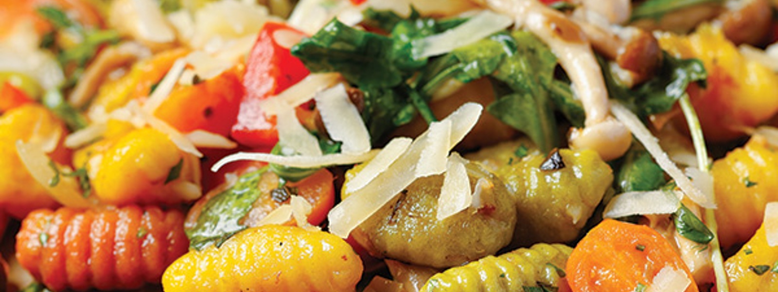 Gnocchi with fresh vegetables