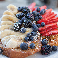 Orange ciabatta French toast