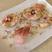 Two-minute grilled nectarines