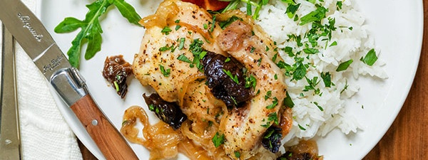 Sweet and savory chicken thighs